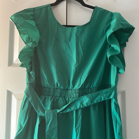 SHEIN Butterly Sleeve Tieback Dress - Picture 4 of 7